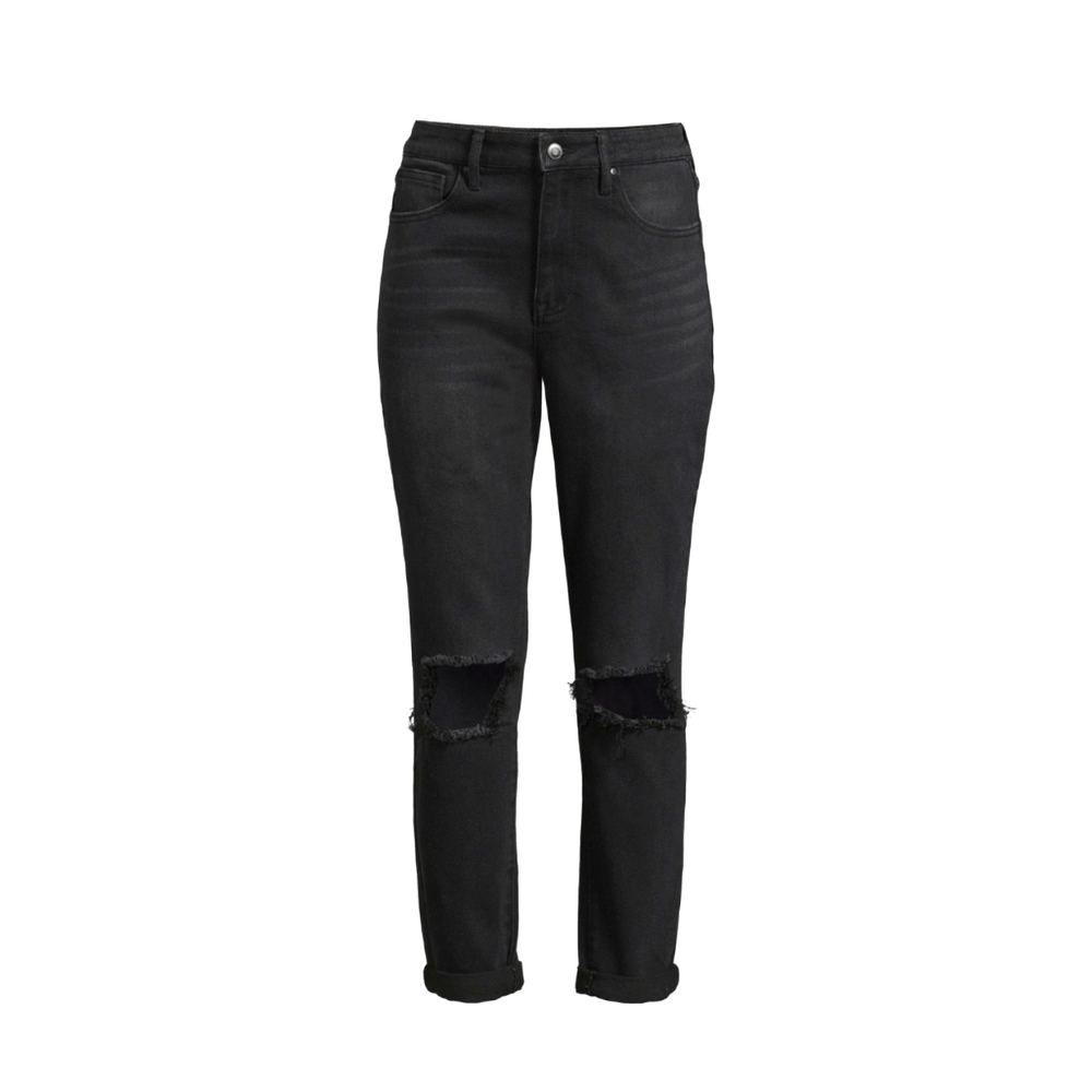 No Boundaries NWT Super High Rise Destructed Mom Jean 868